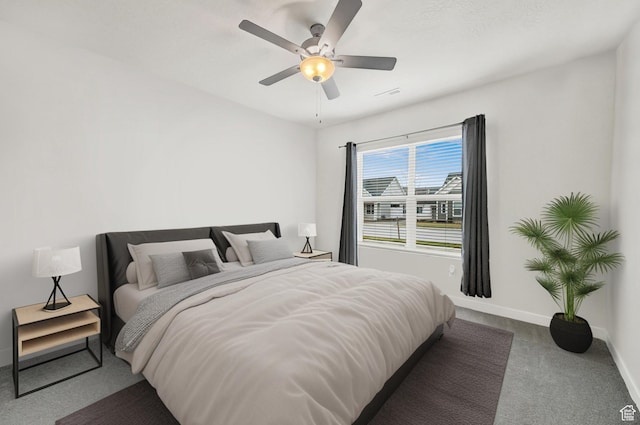 114 N 3830 W, West Point, UT 84015 - carpeted bedroom with baseboards and a ceiling fan