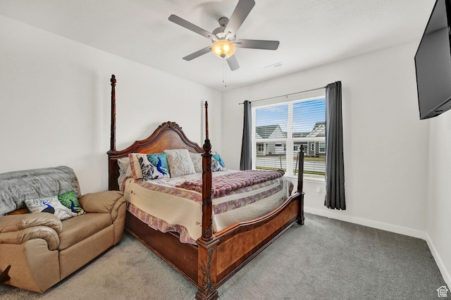 114 N 3830 W, West Point, UT 84015 - carpeted bedroom featuring baseboards and a ceiling fan