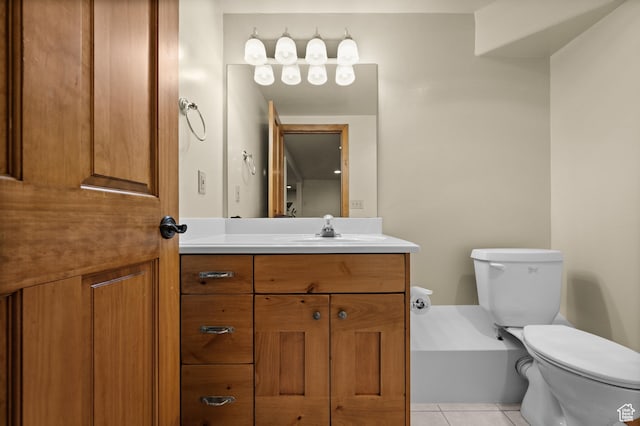 9266 Par Ct, Park City, UT 84098 - bathroom featuring toilet, tile patterned flooring, and vanity