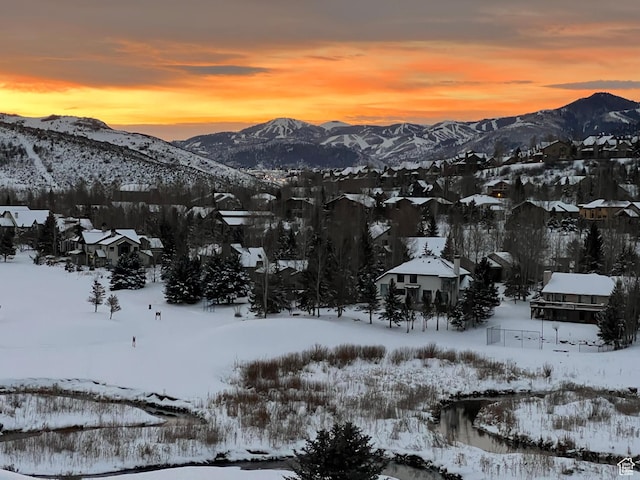 9266 Par Ct, Park City, UT 84098 - view of mountain backdrop featuring nearby suburban area