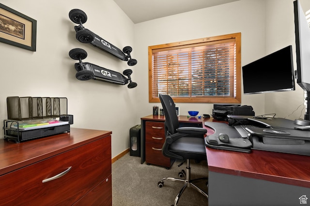 9266 Par Ct, Park City, UT 84098 - office area featuring carpet and baseboards