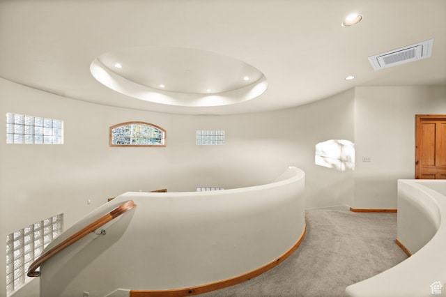 9266 Par Ct, Park City, UT 84098 - hall with recessed lighting, carpet flooring, and baseboards