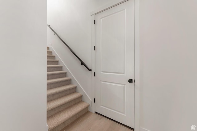 669 Juniper Hill Dr, St George, UT 84790 - stairs featuring wood finished floors