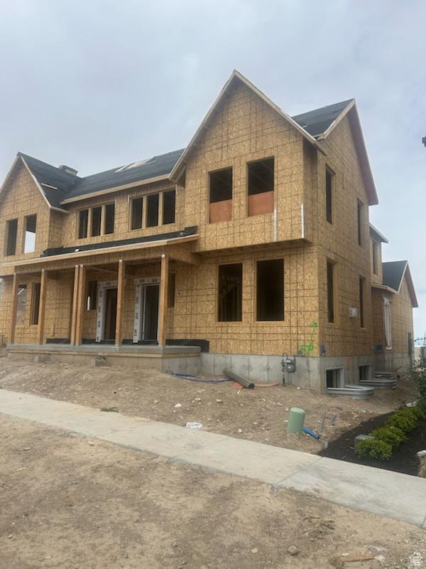 11384 S Watercourse Rd W Unit 385, South Jordan, UT 84009 - property under construction with covered porch