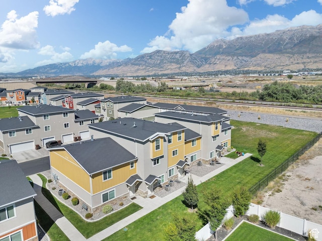 236 E 630 N, Vineyard, UT 84059 - aerial perspective of suburban area with a mountain backdrop