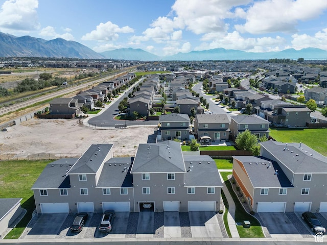 236 E 630 N, Vineyard, UT 84059 - aerial view of residential area with a mountain backdrop