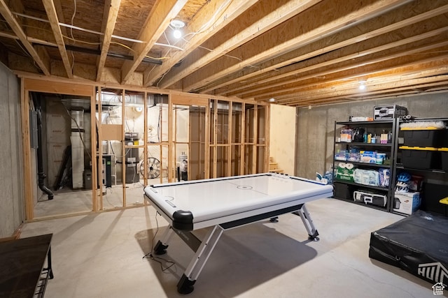 2729 W Linwood Ct, Salt Lake City, UT 84129 - recreation room featuring concrete flooring