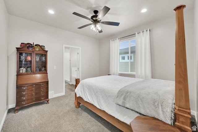250 W 1200 S Unit 127, Tremonton, UT 84337 - carpeted bedroom with recessed lighting and ceiling fan
