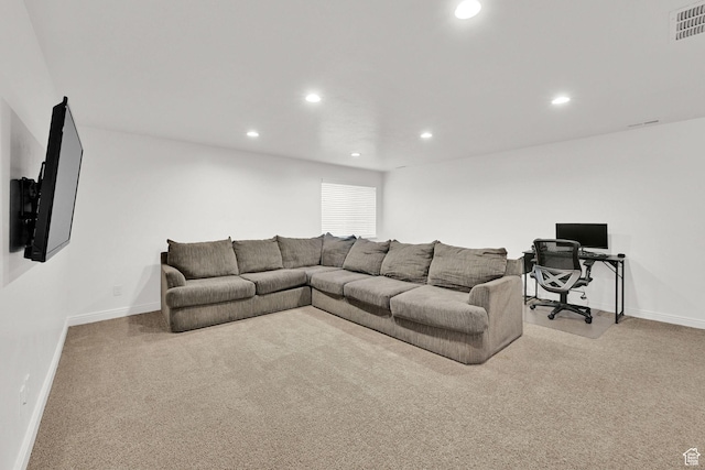 250 W 1200 S Unit 127, Tremonton, UT 84337 - living area with recessed lighting and light colored carpet