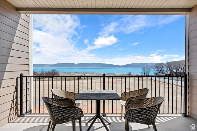 35 E 150 S Unit 202C, Garden City, UT 84028 - balcony with a water and mountain view