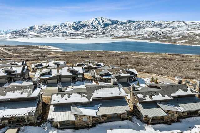 363 E Overlook Loop E Unit 22, Hideout, UT 84036 - aerial perspective of suburban area with mountains