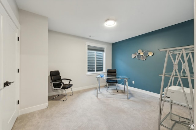 363 E Overlook Loop E Unit 22, Hideout, UT 84036 - office area featuring carpet flooring and baseboards