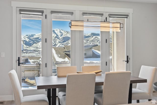 363 E Overlook Loop E Unit 22, Hideout, UT 84036 - dining space with a mountain view