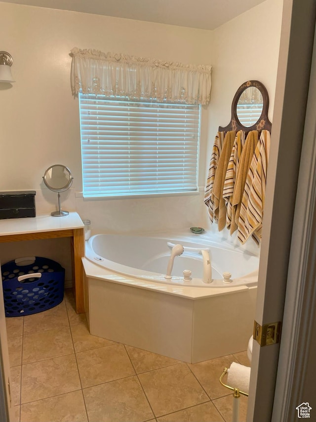 2285 S 450 W, Perry, UT 84302 - bathroom featuring tile patterned flooring and a garden tub