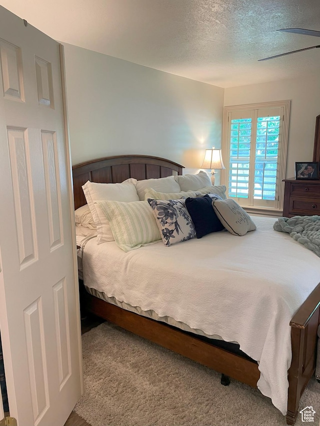 2285 S 450 W, Perry, UT 84302 - bedroom with carpet floors and a textured ceiling