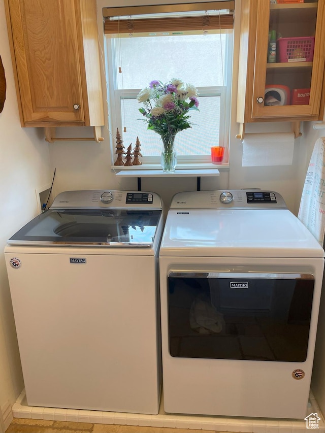2285 S 450 W, Perry, UT 84302 - washroom with cabinet space and washer and dryer