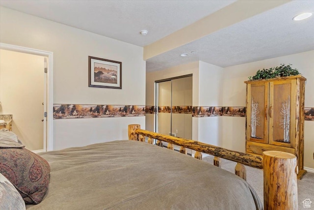 3521 N Fox Run Unit 812, Eden, UT 84310 - bedroom featuring carpet flooring, a closet, and recessed lighting
