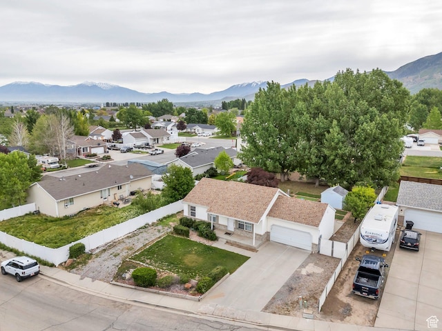 606 N 560 W, Santaquin, UT 84655 - aerial view of residential area featuring mountains