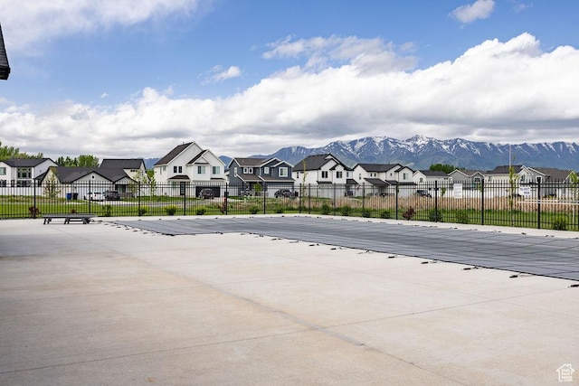 3137 S 225 W Unit 404, Nibley, UT 84321 - view of patio / terrace featuring a residential view and a mountain view