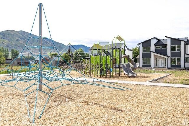 3137 S 225 W Unit 404, Nibley, UT 84321 - communal playground with a mountain view