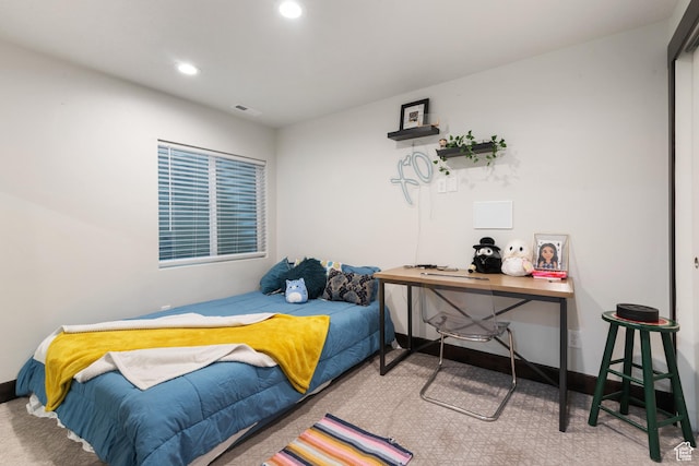 4483 S Parkbury Way, Salt Lake City, UT 84129 - bedroom featuring recessed lighting and baseboards
