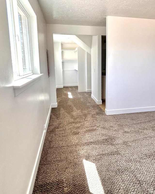 45 E 300 N, Roosevelt, UT 84066 - hallway featuring carpet flooring and a textured ceiling