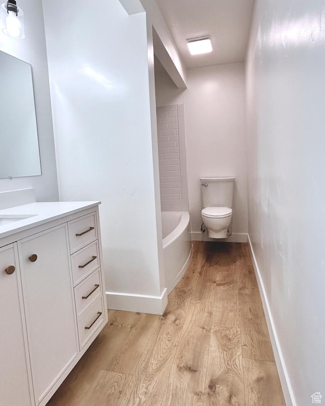 45 E 300 N, Roosevelt, UT 84066 - bathroom featuring wood finished floors and vanity