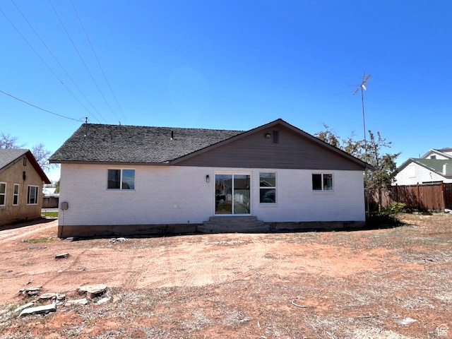 45 E 300 N, Roosevelt, UT 84066 - back of house featuring entry steps and brick siding