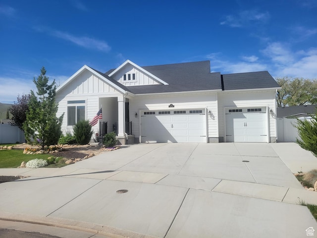 2178 S 60 E Unit 37, Heber City, UT 84032 - modern farmhouse style home with board and batten siding, an attached garage, and concrete driveway