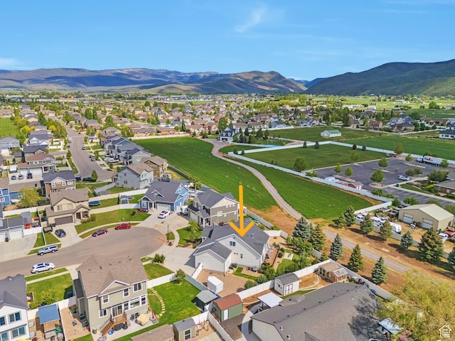 2178 S 60 E Unit 37, Heber City, UT 84032 - aerial view of residential area with a mountain backdrop