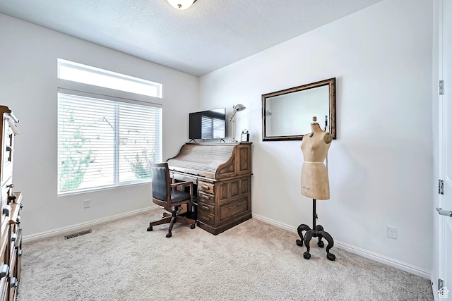 2178 S 60 E Unit 37, Heber City, UT 84032 - carpeted home office featuring healthy amount of natural light, baseboards, and a textured ceiling