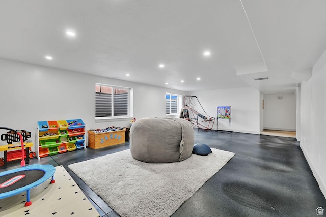 3507 S 4875 W, West Haven, UT 84401 - game room featuring recessed lighting and baseboards