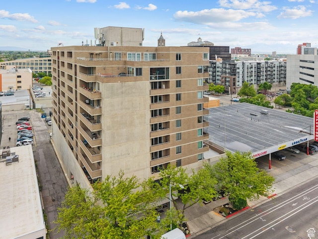 230 E Broadway E Unit 403, Salt Lake City, UT 84111 - view of property featuring a view of city and uncovered parking