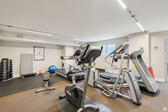 230 E Broadway E Unit 403, Salt Lake City, UT 84111 - gym featuring baseboards