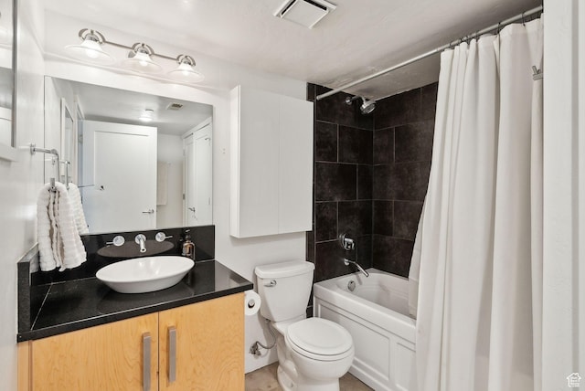 230 E Broadway E Unit 403, Salt Lake City, UT 84111 - full bathroom with toilet, vanity, and shower / tub combo with curtain