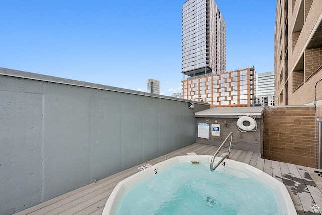 230 E Broadway E Unit 403, Salt Lake City, UT 84111 - view of pool with a hot tub