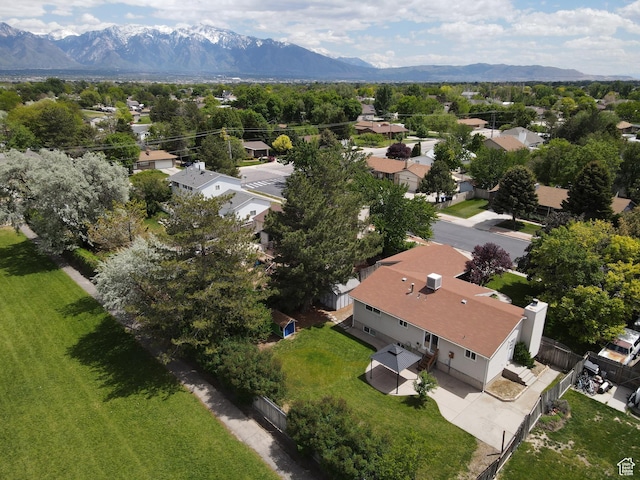 3236 W New World Dr S, West Jordan, UT 84084 - aerial perspective of suburban area with mountains