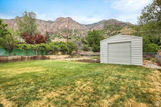 708 Robins Ave, Ogden, UT 84404 - view of yard with a mountain view