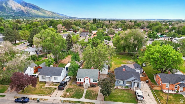 575 5th St, Ogden, UT 84404 - aerial perspective of suburban area with a mountain backdrop