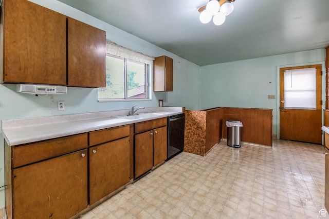 263 E 1350 N, Bountiful, UT 84010 - kitchen featuring dishwasher, light countertops, a sink, and healthy amount of natural light