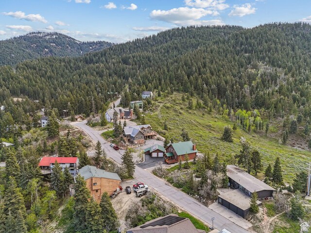 450 Crestview Dr, Summit Park, UT 84098 - view of property location featuring a heavily wooded area and a mountainous background
