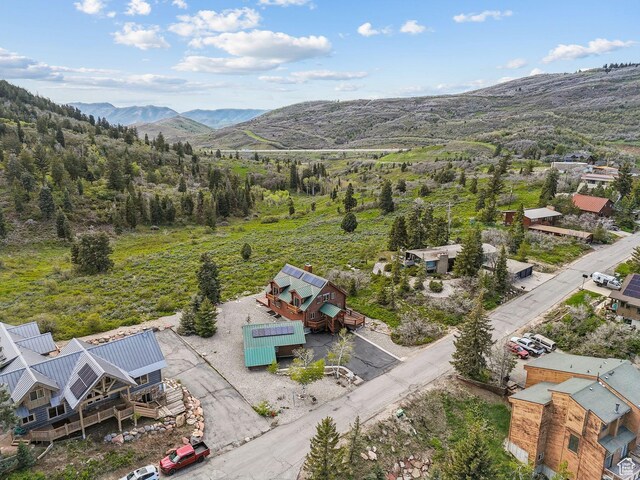 450 Crestview Dr, Summit Park, UT 84098 - drone / aerial view of a mountainous background