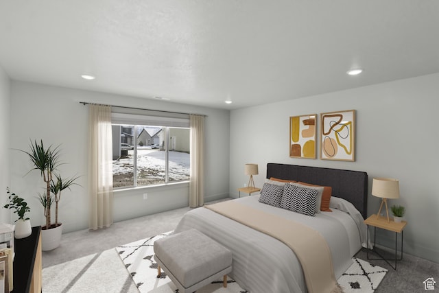 516 S 1580 W Unit 130, Logan, UT 84321 - carpeted bedroom with recessed lighting