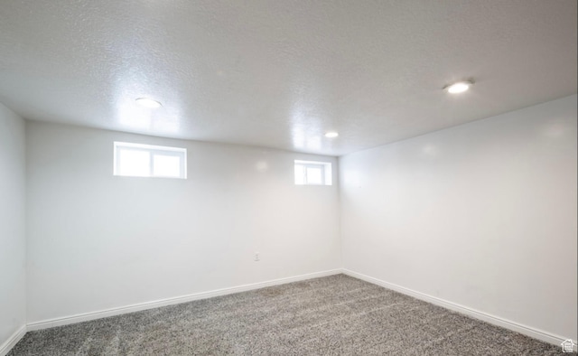 463 Vine St, Clearfield, UT 84015 - basement featuring carpet flooring, healthy amount of natural light, baseboards, recessed lighting, and a textured ceiling