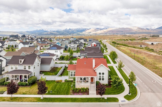 10352 S Sturgeon Dr W, South Jordan, UT 84009 - aerial perspective of suburban area with a mountainous background