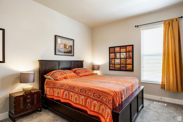 10352 S Sturgeon Dr W, South Jordan, UT 84009 - bedroom with light colored carpet, baseboards, and multiple windows