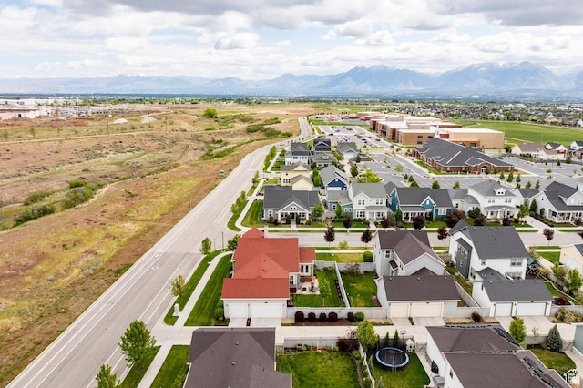 10352 S Sturgeon Dr W, South Jordan, UT 84009 - aerial perspective of suburban area featuring a mountainous background