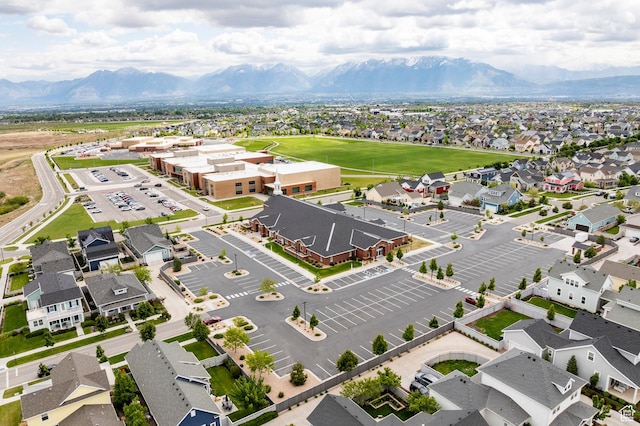 10352 S Sturgeon Dr W, South Jordan, UT 84009 - aerial view of residential area featuring a mountainous background