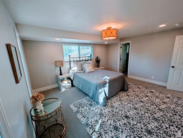 1391 E Mccormick Way, Cottonwood Heights, UT 84121 - bedroom featuring carpet floors, baseboards, and recessed lighting