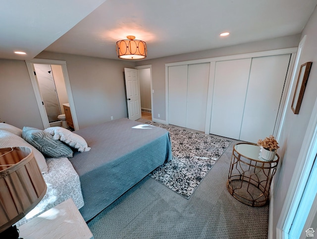 1391 E Mccormick Way, Cottonwood Heights, UT 84121 - bedroom featuring recessed lighting and connected bathroom